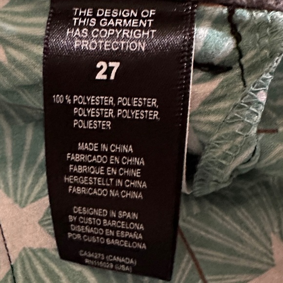 Custo Barcelona Black and White Skinny Pants - Picture 14 of 15